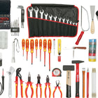 KS TOOLS Cassetta portautensili p.elettricista Premium,132 pzsacca in nylon ( 117.0190 )