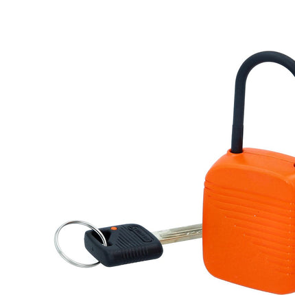 KS TOOLS Absperr-Vorhängeschloss, orange, Verbundmaterial, 38 mm ( 117.0220 ) - Toolbrothers