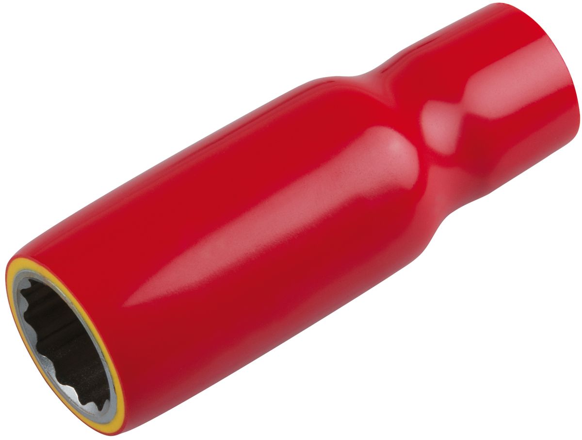 KS TOOLS 3/8" Stecknuss mit Schutzisolierung, lang, 15 mm ( 117.1095 )