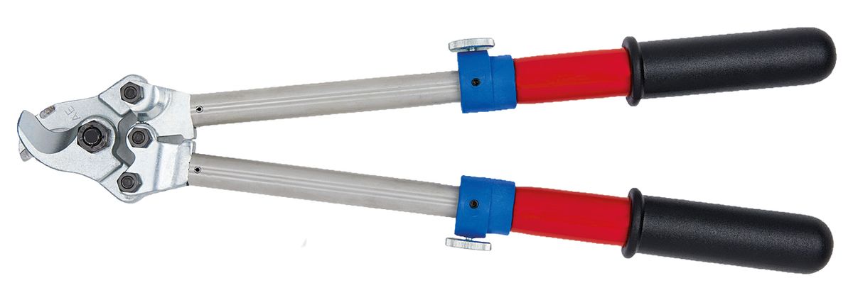 KS TOOLS Kabelschere mit Schutzisolierung, Teleskopgriff, 360-520mm ( 117.1233 )