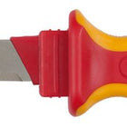 KS TOOLS Kabelmesser mit Schutzisolierung und Hakenklinge, 200mm ( 117.1331 )