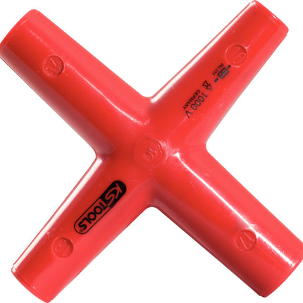 KS TOOLS Llave de cruz con aislamiento protector, 11x13x14x17mm ( 117.1707 )