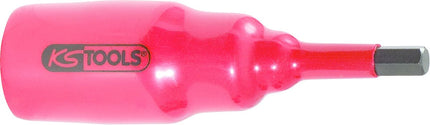 KS TOOLS 3/8' Bussola bit con isolamento protettivo per viti a esagono incassato, corta, 5mm ( 117.1736 )
