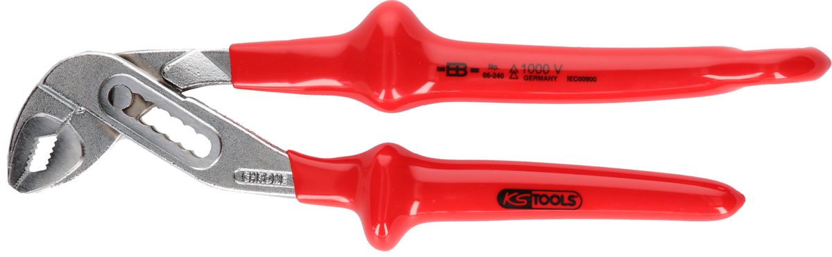 KS TOOLS Pico de loro 1000V con argolla de fijación para cordones de seguridad ( 117.2205 )