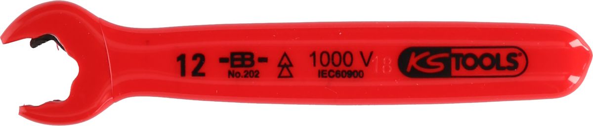 KS TOOLS Ratschen-Maulschlüssel mit Schutzisolierung, 17 mm ( 117.2267 )