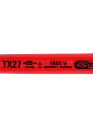 KS TOOLS T-Griff-Torx-Stiftschlüssel mit Schutzisolierung, T25, 160 mm ( 117.2415 ) - Toolbrothers