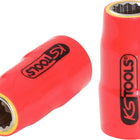 KS TOOLS Llave de vaso de 3/8' con aislamiento protector, 21 mm ( 117.3846 )