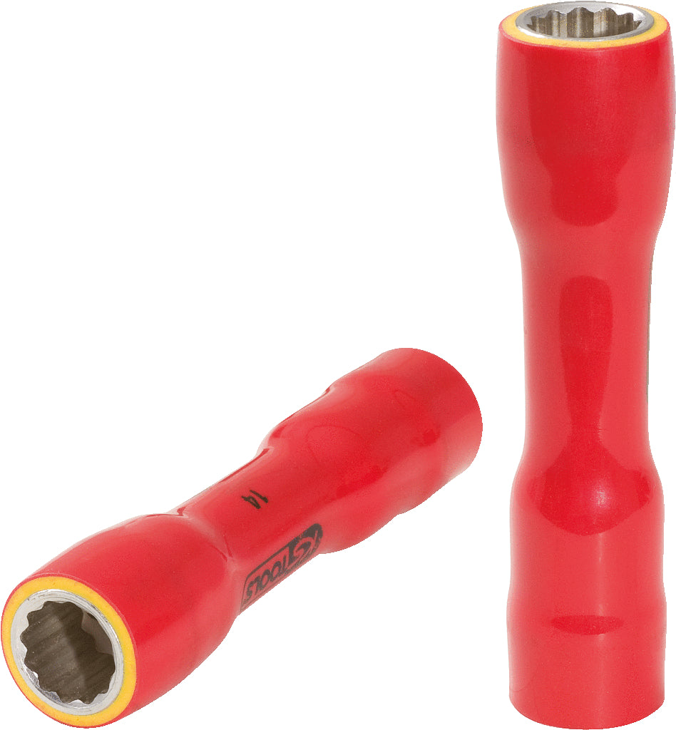 KS TOOLS 3/8" Stecknuss mit Schutzisolierung, XL, 19mm ( 117.3859 )