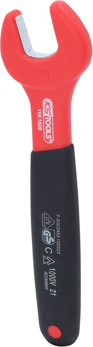 KS TOOLS Llave de boca aislada, 20 mm ( 118.1520 )