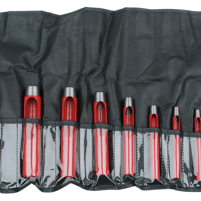 KS TOOLS Rundlocheisen-Satz, 10-tlg ( 129.2112 )