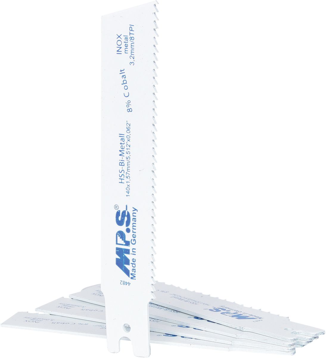 KS TOOLS Lame de scie sabre Rems, HSS-Bi-Metall, 140mm, 3,2mm, pack de 5 ( 129.4482 )