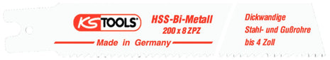 KS TOOLS Säbelsägeblatt Rems, HSS-Bi-Metall, 200mm, 3,2mm, 5er Pack ( 129.4486 ) - Toolbrothers