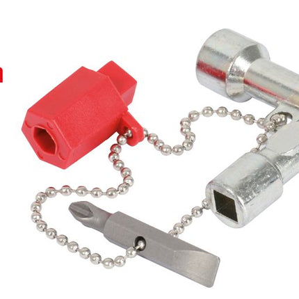 KS TOOLS Universal-Schaltschrankschlüssel, 71mm ( 130.1015 ) - Toolbrothers