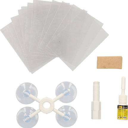 KS TOOLS Steinschlag-Reparatur-Satz, 15-tlg ( 140.2530 ) - Toolbrothers