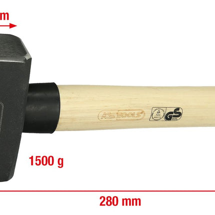 KS TOOLS Fäustel mit Hickorystiel, 1500g ( 142.5150 ) - Toolbrothers