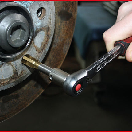 KS TOOLS 3/8" Gewindeschneid-Satz für Radmuttern- und Schrauben, 11-tlg ( 150.1420 ) - Toolbrothers