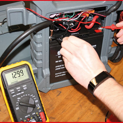 KS TOOLS Digital Multimeter inkl. Prüfspitzen und Krokodilklemmen ( 150.1480 ) - Toolbrothers