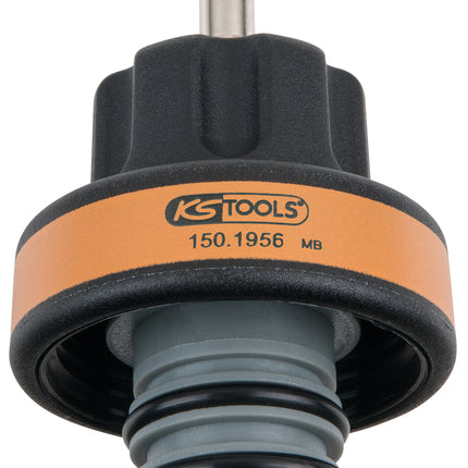 KS TOOLS Kühlsystem-Adapter M52,5 x 3,0, orange ( 150.1956 ) - Toolbrothers