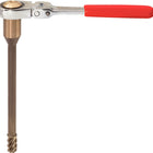 KS TOOLS Reibahle für ABS-Sensoren mit abwinkelbarer Knarre, Ø 10,0 mm  ( 150.1981 )