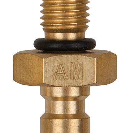 KS TOOLS Adapterstück M8x1,0 Außengewinde und 1/4" Schlauchanschluss mit Dichtring ( 150.2650 ) - Toolbrothers