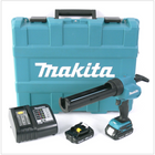 Makita DCG 180 RHE Akku Kartuschenpistole 18 V mit Aufnahme für 310 ml Kartuschen, Ladegerät , 2 x Akku BL 1815 N im Koffer - Toolbrothers