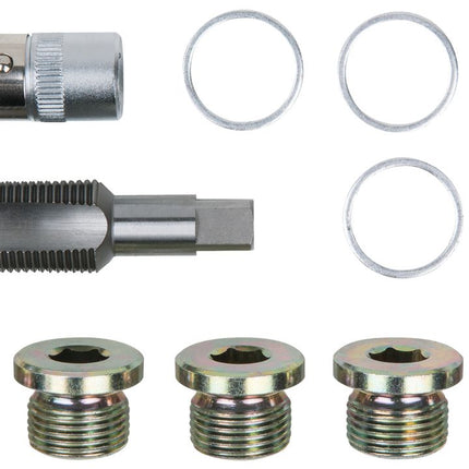 KS TOOLS Ölablassschrauben-Gewindereparatur-Satz, 12-tlg M20 x 1,5 ( 150.4940 ) - Toolbrothers