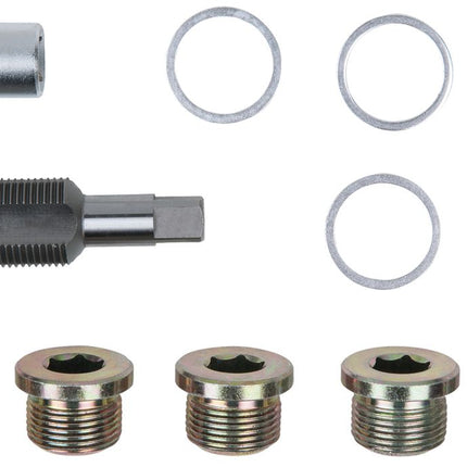 KS TOOLS Ölablassschrauben-Gewindereparatur-Satz, 12-tlg M22 x 1,5 ( 150.4945 ) - Toolbrothers