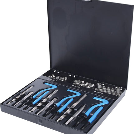 KS TOOLS Nirostahl Gewinde-Reparatur-Satz M6-M10, 87-tlg ( 150.6155 ) - Toolbrothers