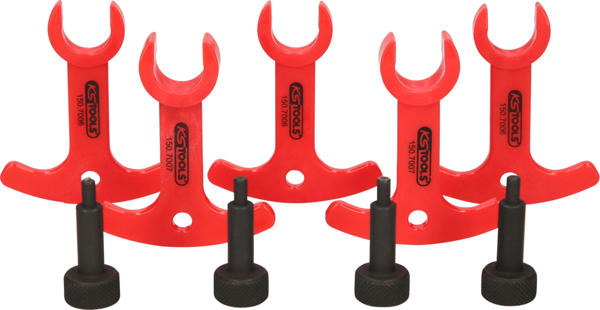 KS TOOLS Nockenwellen Montage und Demotage-Satz für VAG, 9-tlg ( 150.7005 ) - Toolbrothers