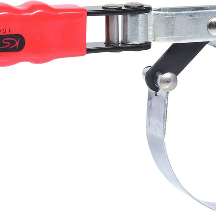 KS TOOLS Llave para filtros de aceite, regulación continua, con articulación, Ø 73-85mm ( 150.9378 )