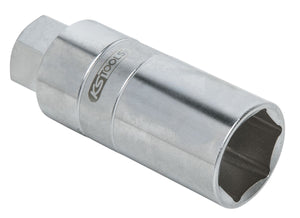 KS TOOLS Stoßdämpfer-Außensechskant-Gegenhalter-Stecknuss, 24 mm ( 150.9424 )