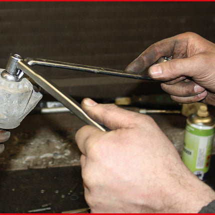 KS TOOLS Spezial Stoßdämpfer-Gegenhalter-Schlüssel, 5,2x8/6,3x9mm ( 150.9476 ) - Toolbrothers