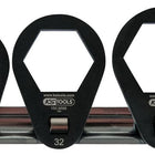 KS TOOLS 3/8“ Einsteck-Ringschlüssel-Satz, extra flach, 5-tlg ( 150.9585 ) - Toolbrothers