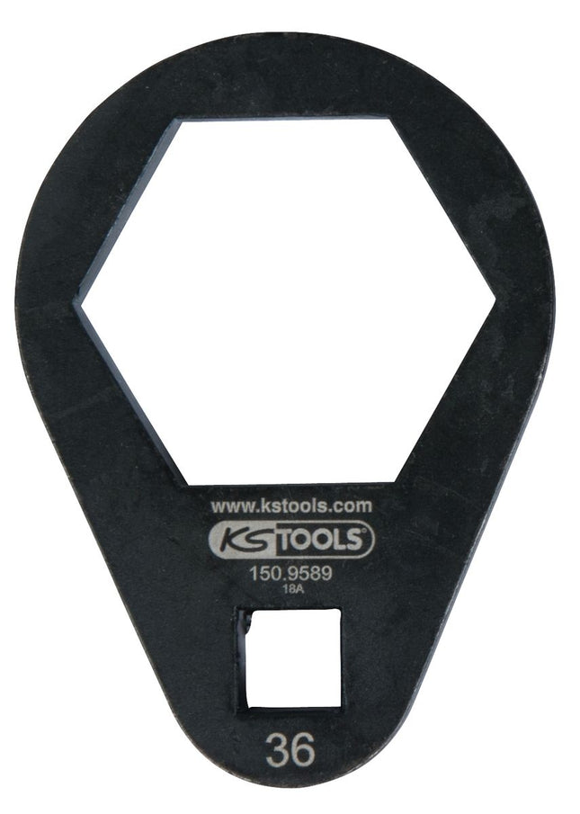 KS TOOLS Llave de estrella insertable de 3/8', extraplana, 36 mm ( 150.9589 )