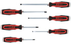 KS TOOLS ERGOTORQUEmax Schlagkappen-Schraubendreher-Satz, 6-tlg Schlitz, PZ ( 151.1165 ) - Toolbrothers