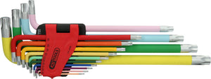 KS TOOLS Torx-Winkelstiftschlüssel-Satz, extra lang, 14-tlg ( 151.4440 )