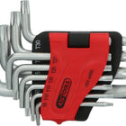 KS TOOLS Torx-Winkelstiftschlüssel-Satz, kurz, 10-tlg ( 151.4900 ) - Toolbrothers