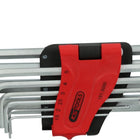 KS TOOLS Kugelkopf-Innensechskant-Winkelstiftschlüssel-Satz, lang, 10-tlg ( 151.5000 ) - Toolbrothers
