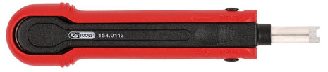 KS TOOLS Kabel-Entriegelungswerkzeug für Flachsteckhülsen 0,6 mm ( 154.0113 ) - Toolbrothers