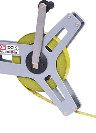 KS TOOLS Rahmenbandmaß mit gelbem Stahlband, 20m ( 300.0049 ) - Toolbrothers