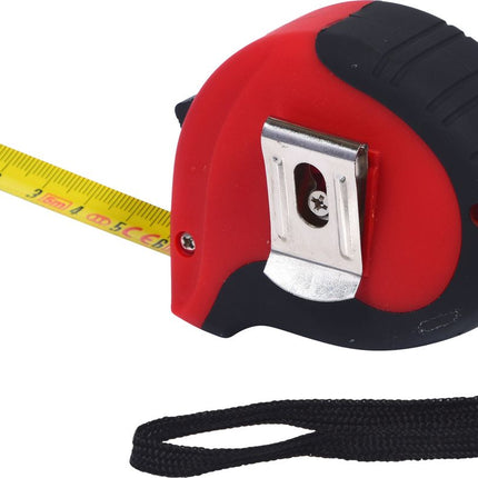 KS TOOLS Bandmaß mit Feststeller,schwarz-rot, 5m, 19mm ( 300.0114 ) - Toolbrothers