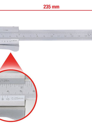 KS TOOLS Taschen-Messschieber 0-150mm, 235mm ( 300.0510 ) - Toolbrothers