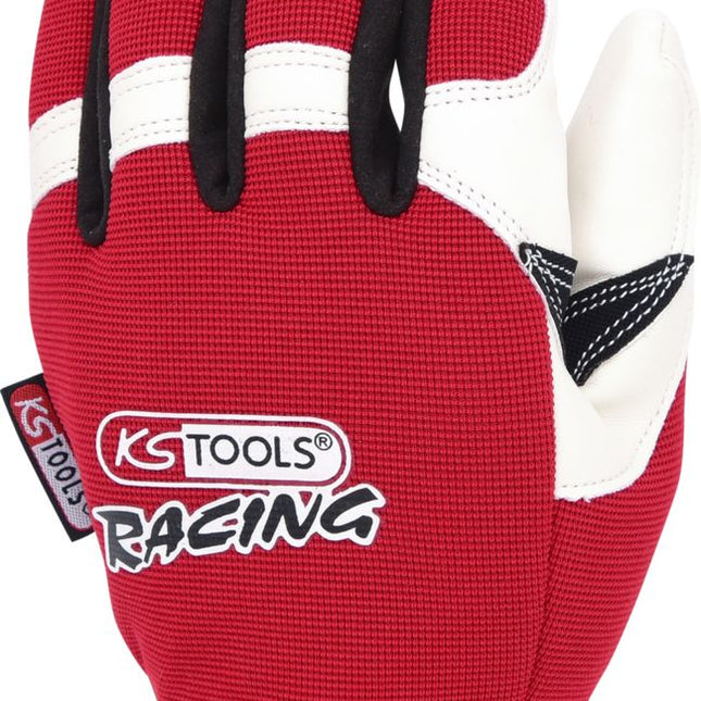 KS TOOLS Leder-Mechaniker-Handschuh, Vibrationsgedämmt, 10 ( 310.0255 ) - Toolbrothers