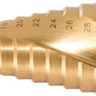 KS TOOLS HSS-TiN Stufenbohrer,Ø 4-22mm, 10 Stufen ( 330.2352 ) - Toolbrothers