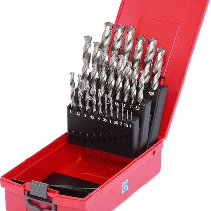 KS TOOLS HSS-G Spiralbohrer-Satz, Kunststoffkassette, 25-tlg 1-13mm ( 330.2623 ) - Toolbrothers