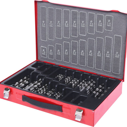 KS TOOLS HSS-G Spiralbohrer-Satz, 170-tlg, 1-10mm ( 330.2640 ) - Toolbrothers