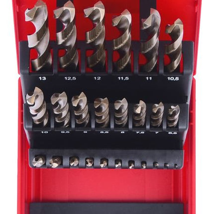 KS TOOLS HSS-G Co 5 Spiralbohrer-Satz, Kunststoffkassette, 25-tlg, 1-13mm ( 330.3623 ) - Toolbrothers