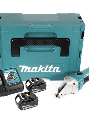 Makita DJS 101 RMJ Akku Blechschere 18V + 2x Akku 4,0Ah + Ladegerät + Makpac - Toolbrothers