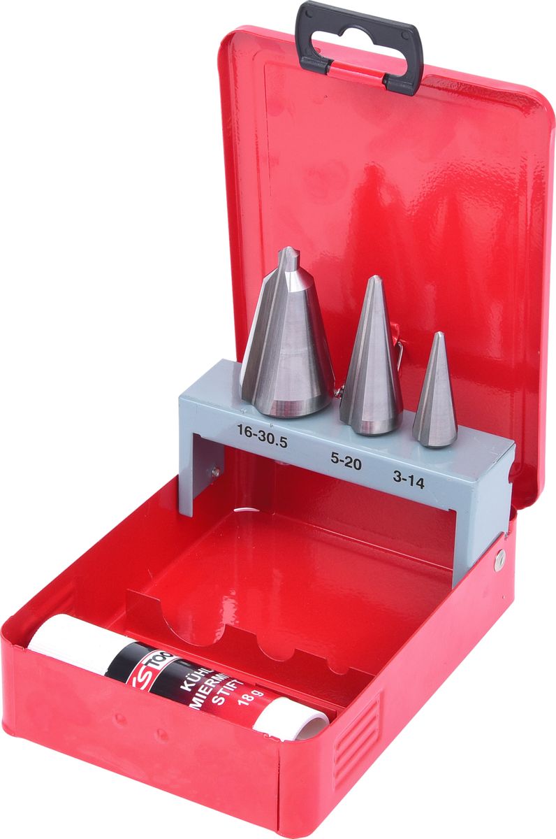 KS TOOLS Serie di frese coniche p.lamiere in HSS,4 pz ( 336.0503 )