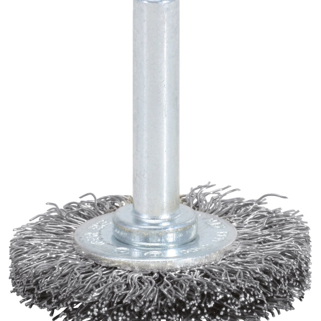 KS TOOLS Rostfreie Stahldrahtbürstenscheibe 0,3mm, Ø 63mm ( 340.0035 ) - Toolbrothers